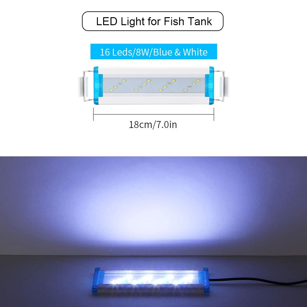 Thanh Đèn LED màu xanh trắng cho bể cá thủy sinh