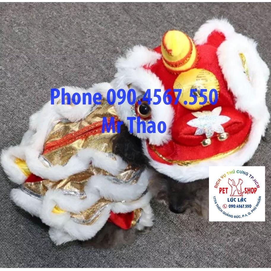 Áo quần con Lân cho Chó Mèo , Quần Áo Chó Mèo có Size 5XL cho Pet Khổng Lồ.