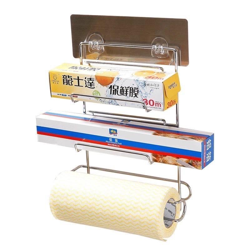 Kệ inox dán tường bếp,dán cạnh tủ lạnh đa năng GDTH