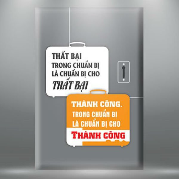 Tranh Tạo Động Lực Về Thất Bại Và Thành Công - W251