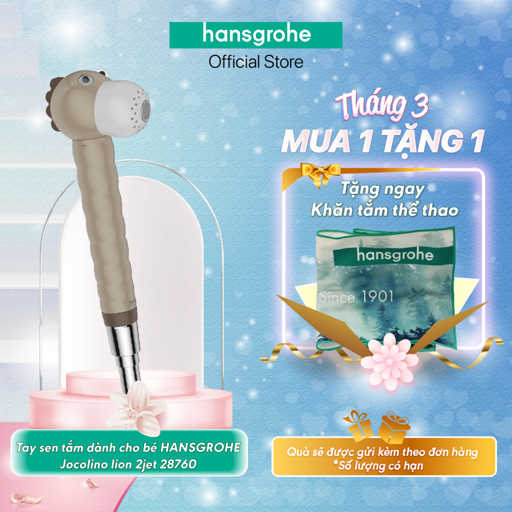 Tay sen tắm dành cho bé hansgrohe Jocolino  2jet 28788