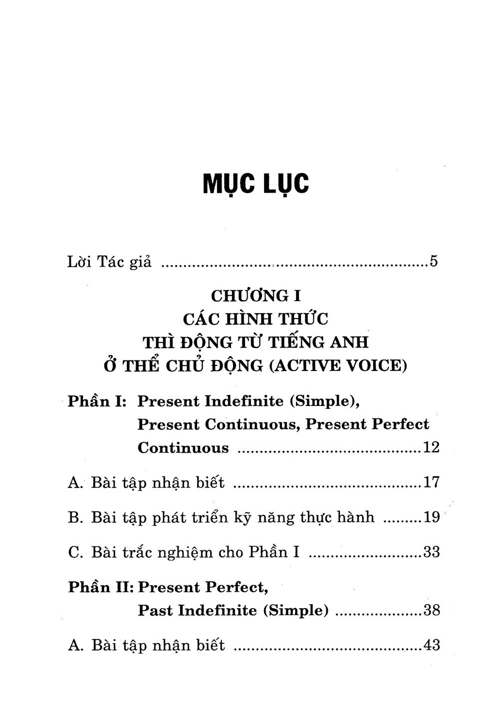 Ngữ Pháp Tiếng Anh - Các Thì Đơn Giản Dễ Hiểu