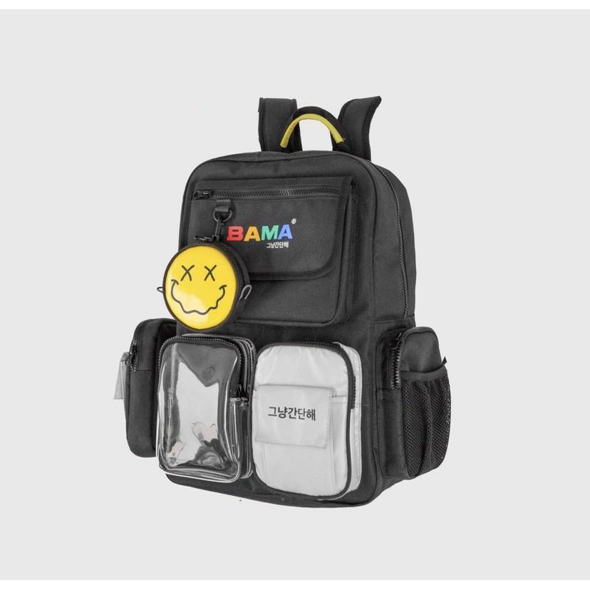 Balo Bama 444 Backpack kèm túi tròn mini