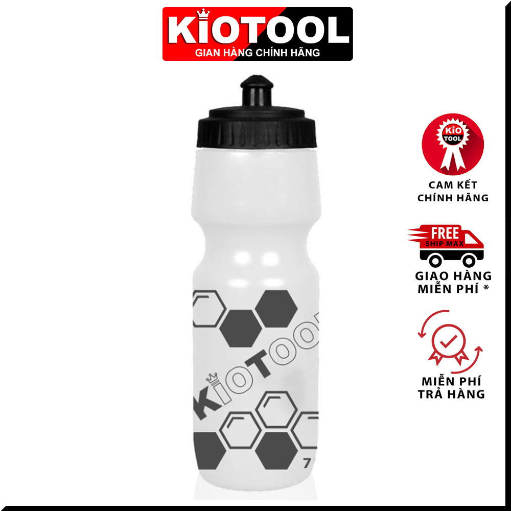 Bình nước xe đạp Kiotool 750 ml nhựa
