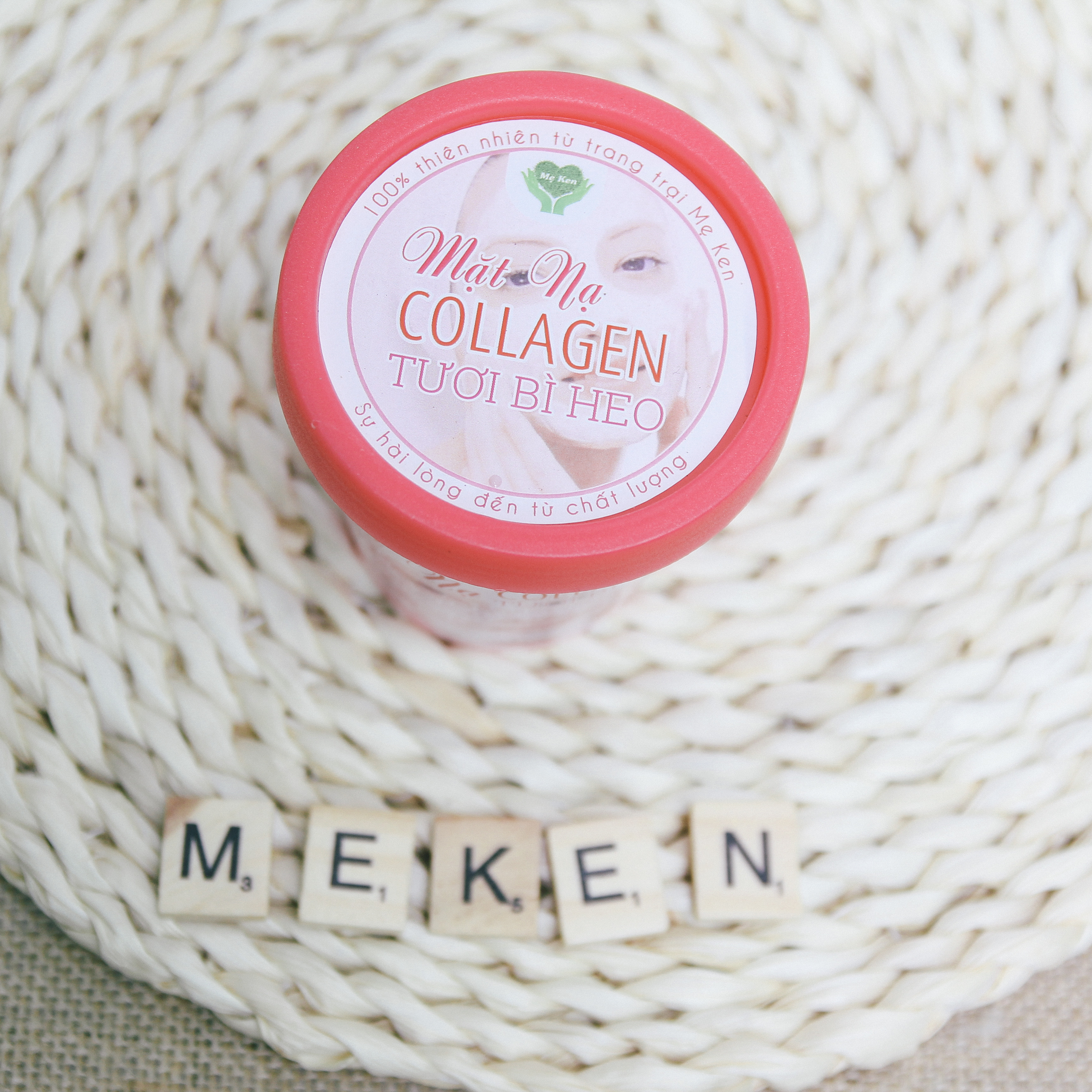 Mặt nạ collagen tươi bì heo Mẹ Ken (200ml)