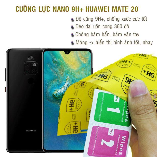Dán cường lực dẻo nano  dành cho Huawei Mate 20