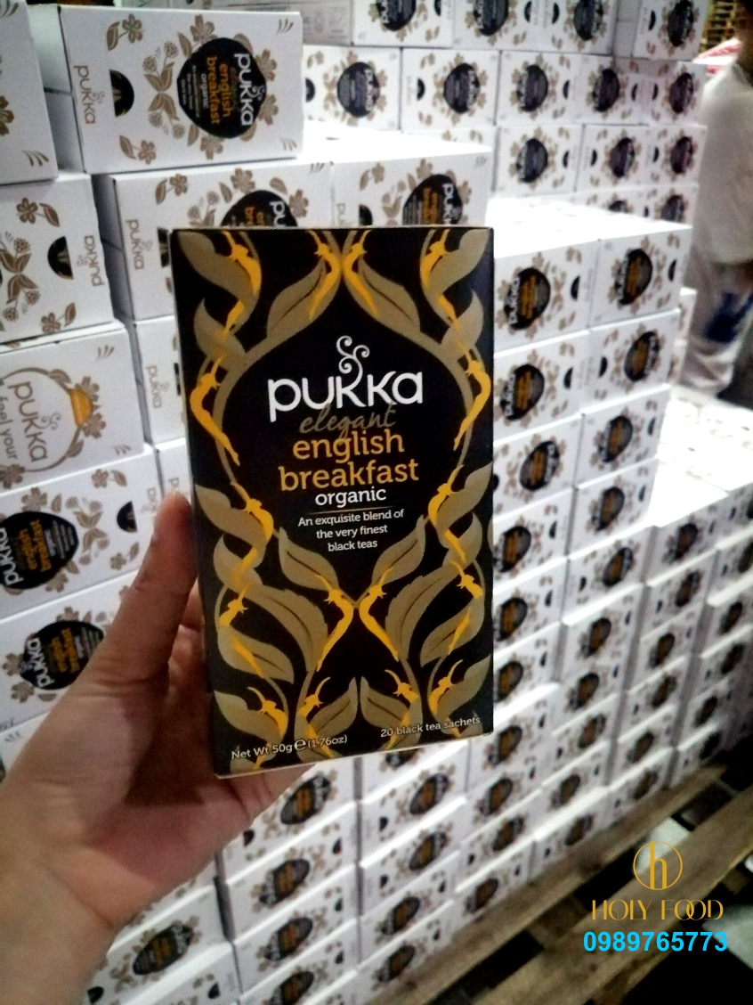 Trà Thảo Mộc Hữu Cơ Organic Pukka English Làm sạch Mát gan Ngủ Ngon Giảm Căng Thẳng Nội địa UK
