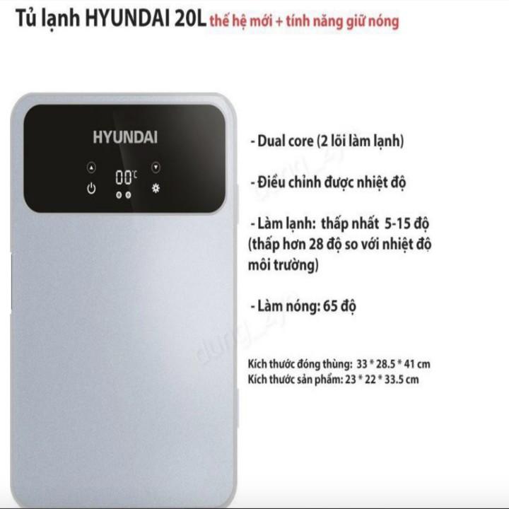 Tủ lạnh siêu tốc SIlver Huyndai có led hiển thị cao cấp