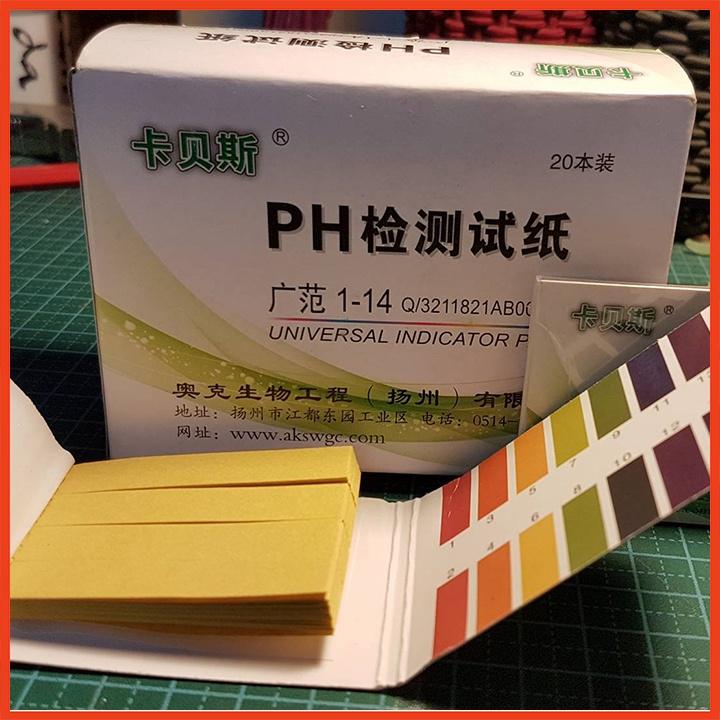 Giấy quỳ tím + Dung dịch đo pH