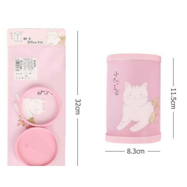 Ống Cắm Bút Tự Lắp Nhiều Mẫu cute