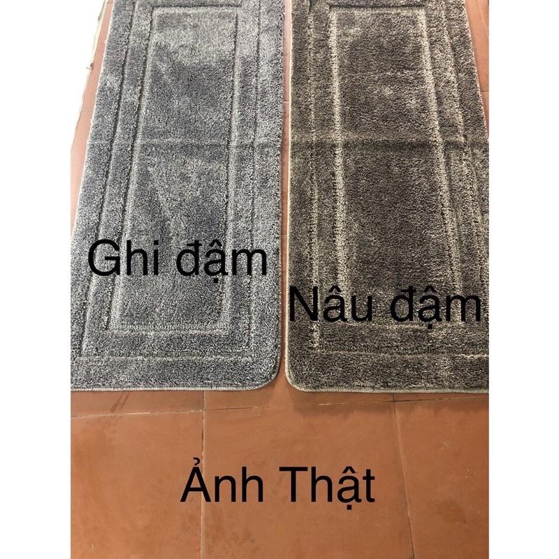 Thảm lau chân, thảm decor siêu thấm hút sợi bông cotton 100% siêu mềm mại - 3 kích thước 40x60/50x70/40x120cm