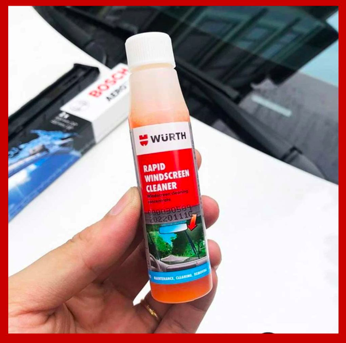 Nước rửa kính ô tô Wurth đậm đặc - Dung tích 32ml - Vệ sinh kính lái ô tô.