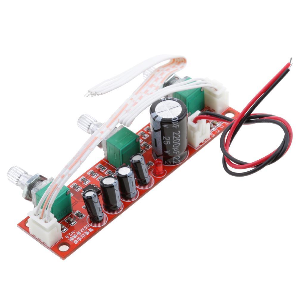 NE5532 Stereo Circuit Board Preamplifier  Adjustment Volume Control Unit