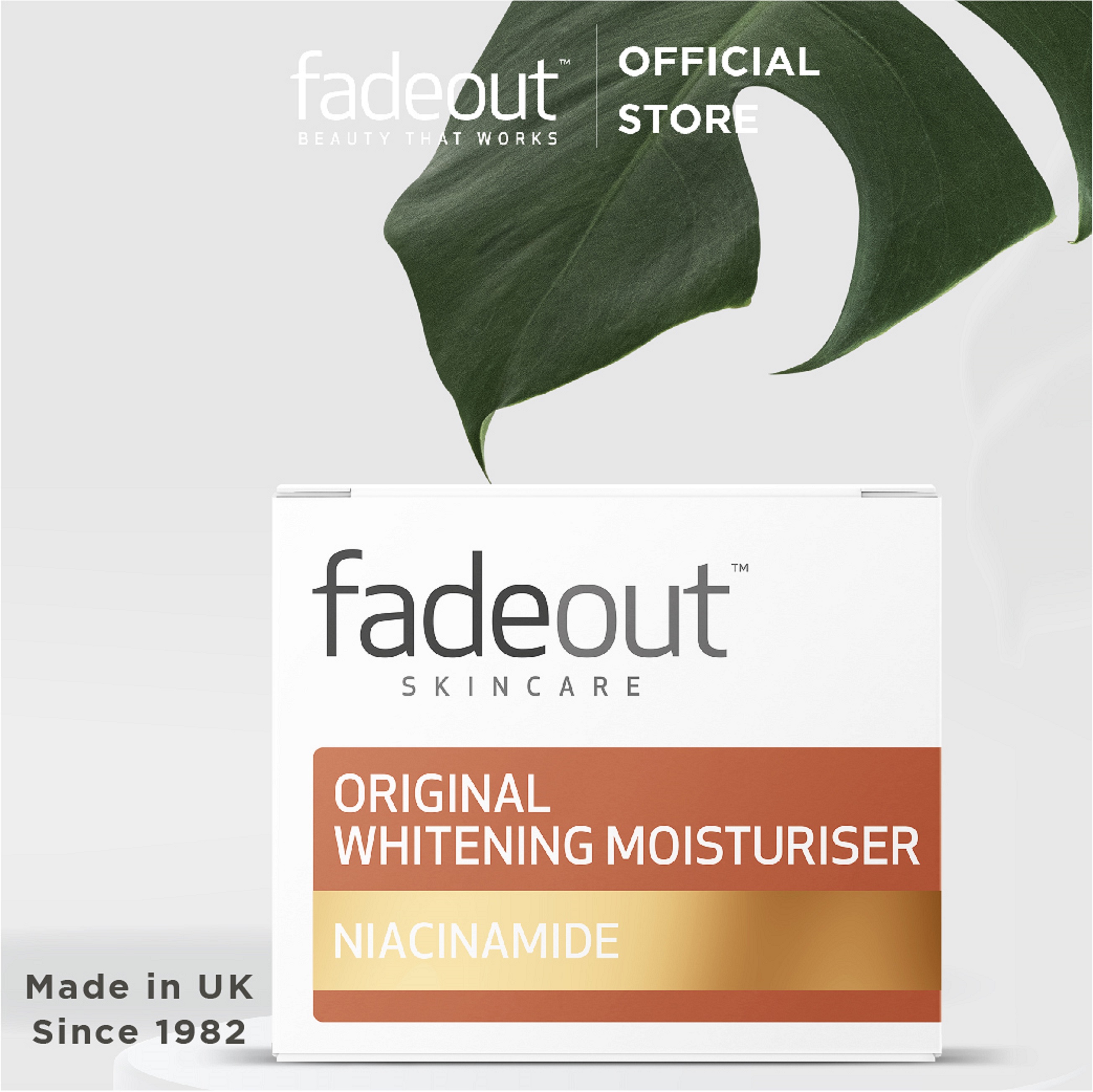 KEM TRẮNG DA DƯỠNG ẨM - FADEOUT ORIGINAL WHITENING MOISTURISER 50ML