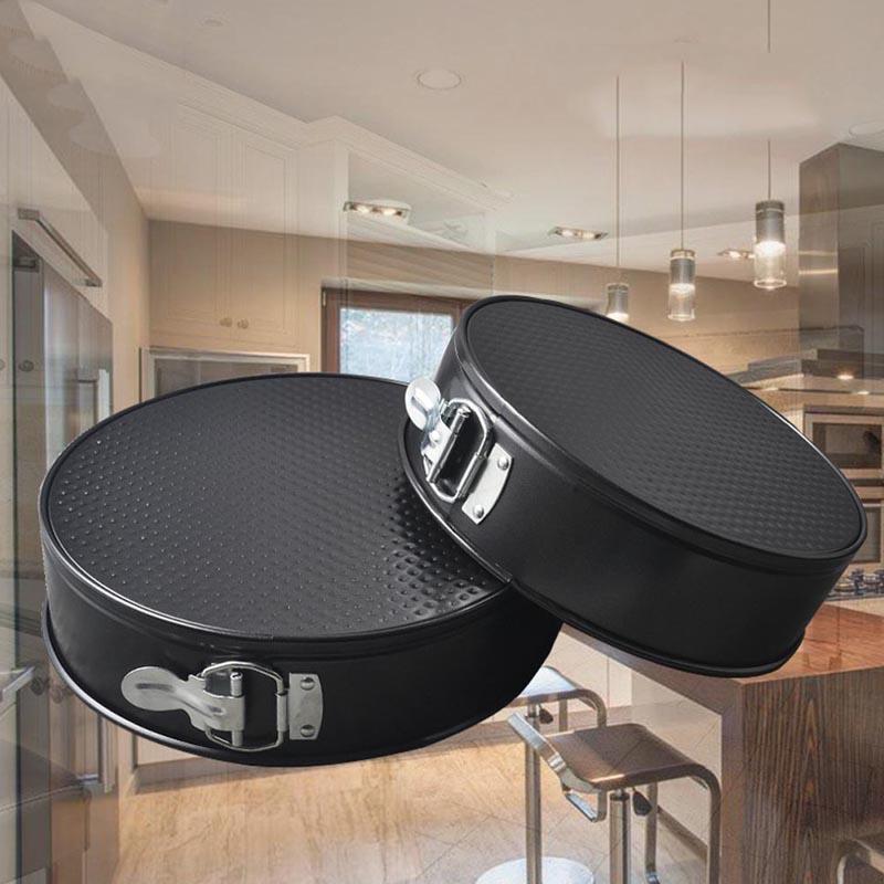 Không Dính Kim Loại Khuôn Nướng Bánh Tròn Dây Thép Không Gỉ Khay Bánh Nướng Công Cụ Có Thể Tháo Rời Căn Cứ Khay Nướng Bánh Đồ Dùng Nhà Bếp dụng Cụ