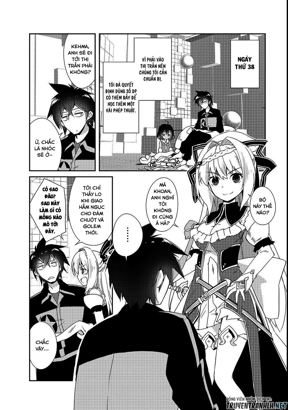 chủ nhân của mê cung rất lười chapter 12 13