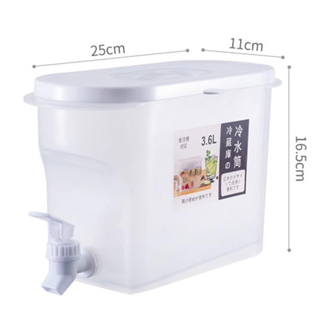 Fridge Water Jug Cold Lemon Juice With Faucet Kitchen