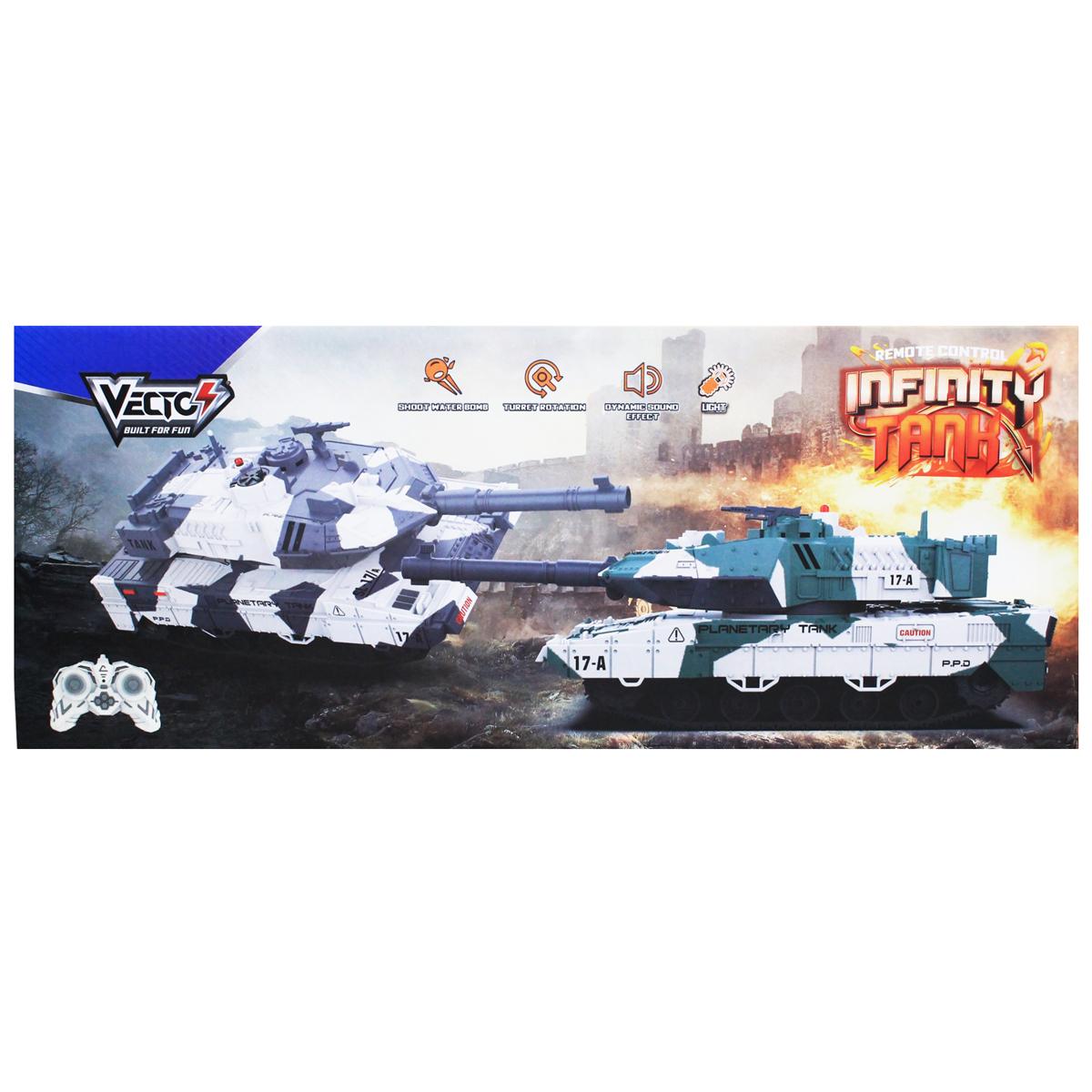 Đồ Chơi Xe Tăng Vô Cực Điều Khiển Từ Xa - Vecto VT8434A/GR - Màu Xanh Lá