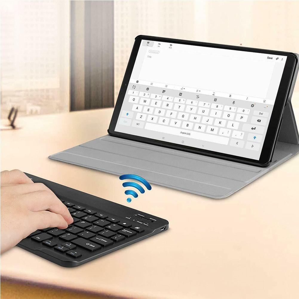 Bao da kèm bàn phím không dây cho Lenovo Tab M10 Fhd Plus Tb-X606F / Tb-X606X 10.3 Inch