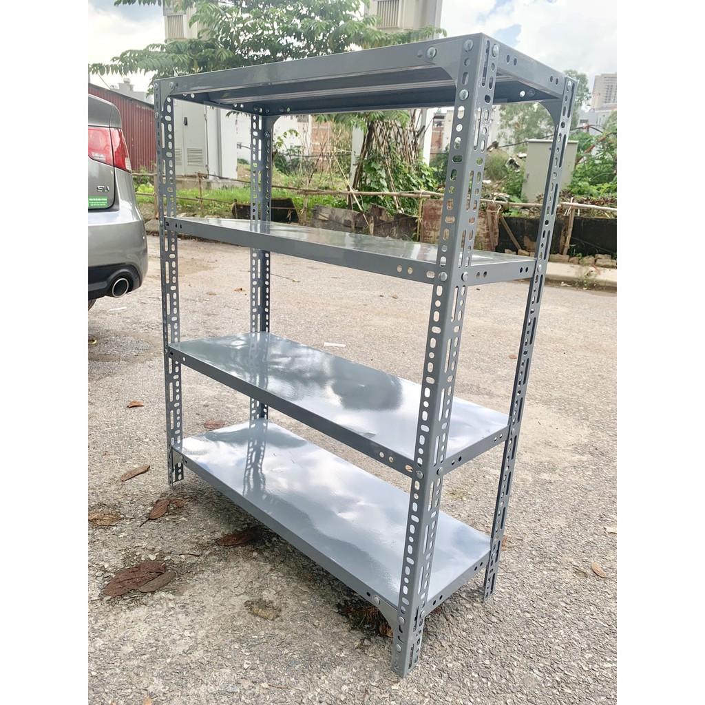 Kệ sắt v lỗ đa năng 4 tầng dài 0,8m x rộng 0,4m x cao 1,5m