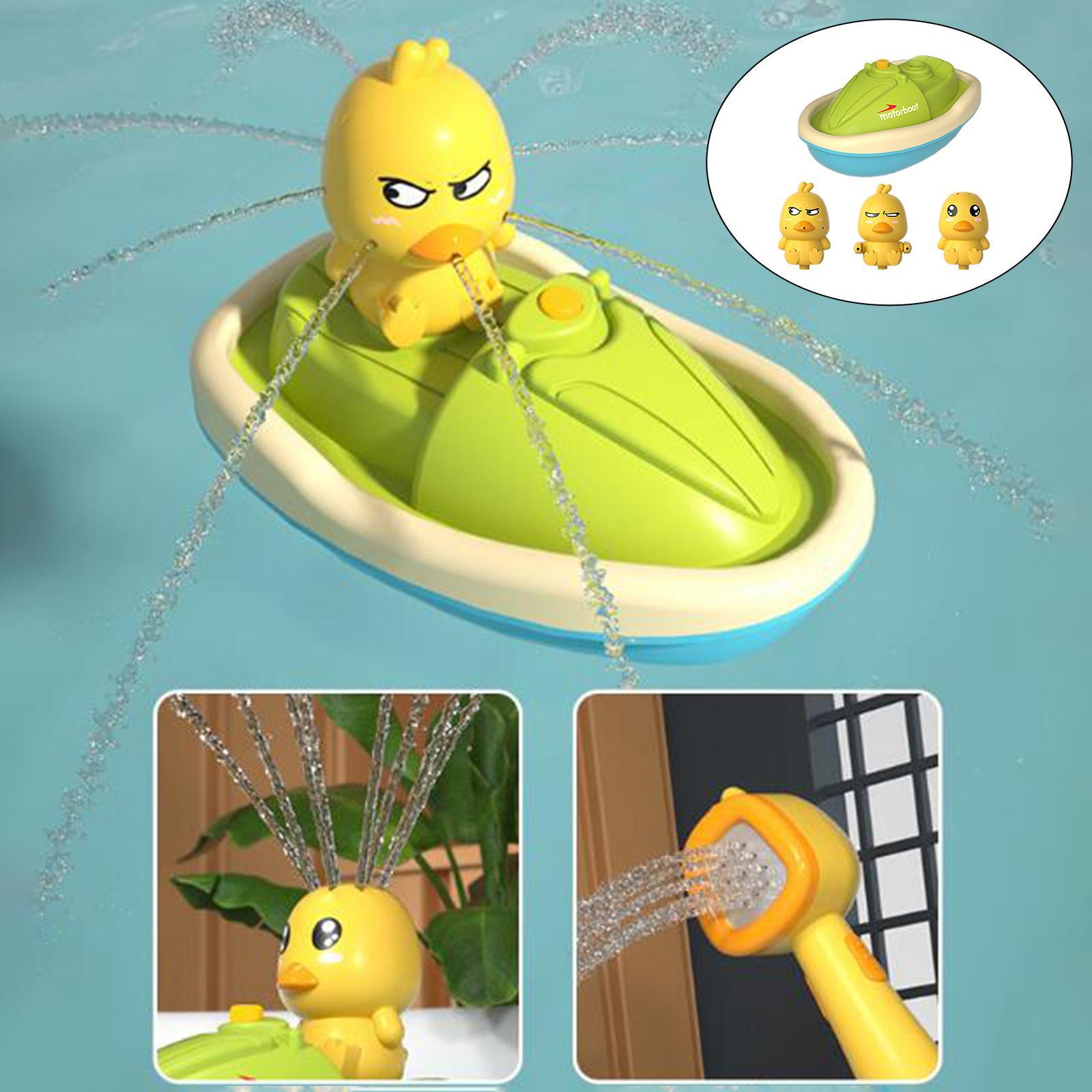 Bath Toys Cute Duck,Electric Water Spray Bathroom Bathing Toys,Kids Bath and Shower Bathtubs Interactive Children Gifts