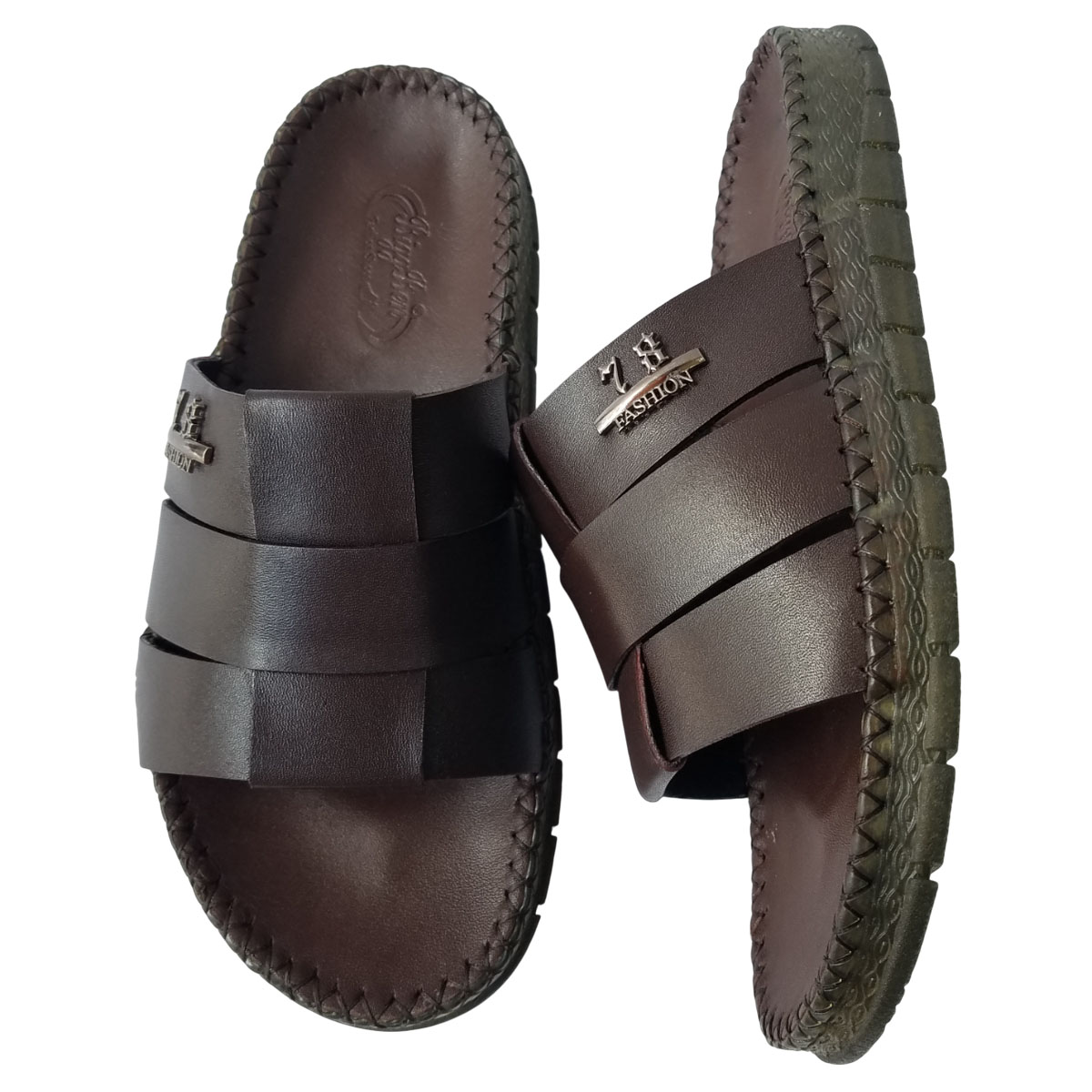 Dép Nam Quai Ngang Da Bò BIGGBEN DN363