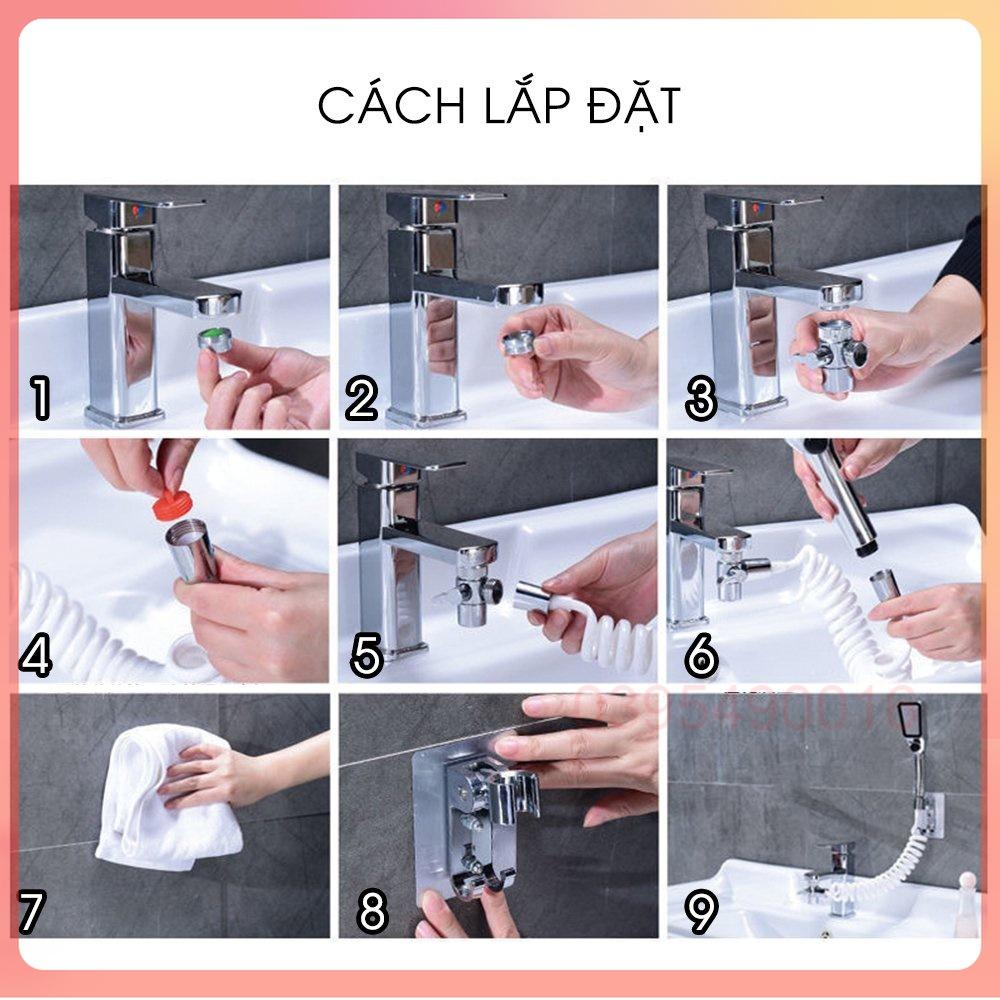 Đầu Nối Vòi Nước 4 Chế Độ Xoay 720 Độ Gắn Bồn Rửa Chén Bát Tiện Dụng, Thông Minh Cho Nhà Bếp, Đồng Thau, Không Rỉ Sét