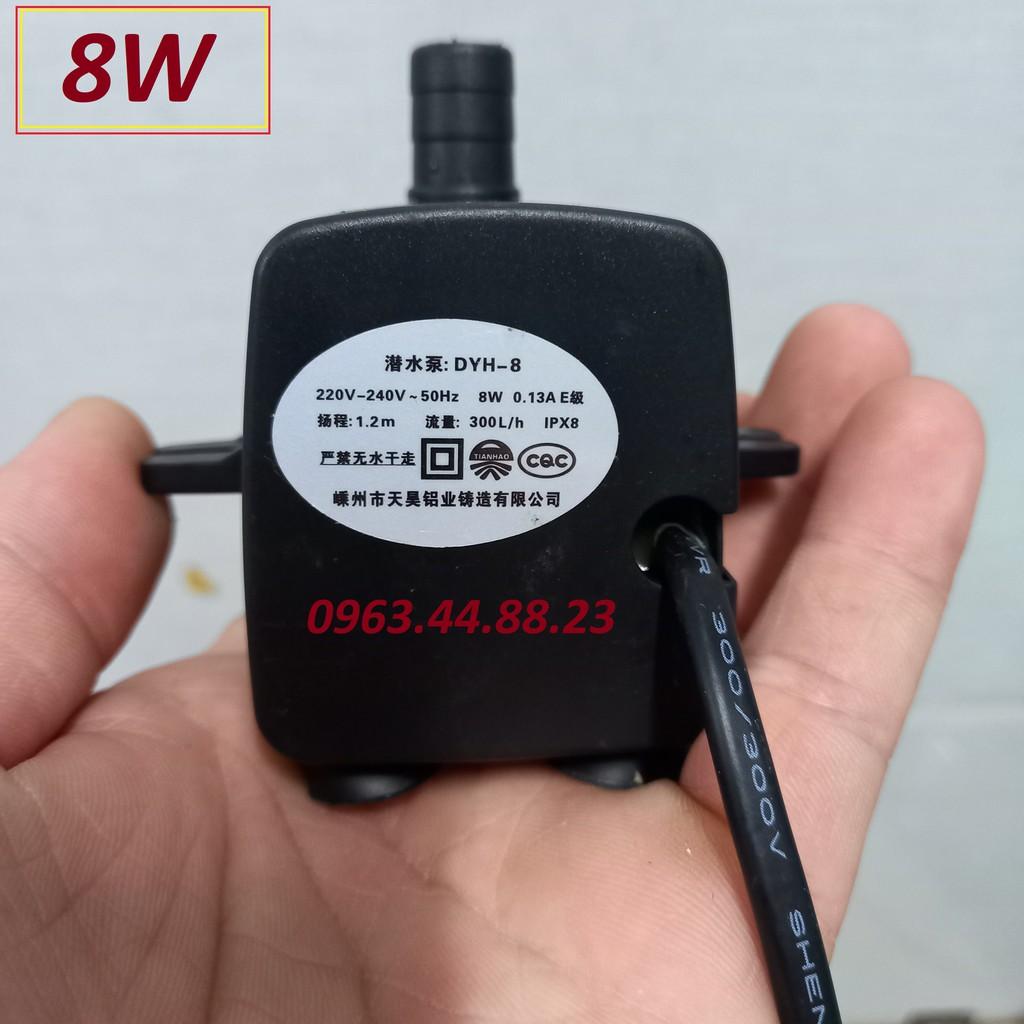 Động cơ bơm nước quạt điều hòa 18W 220V Hmax 1.8m 1000L/h