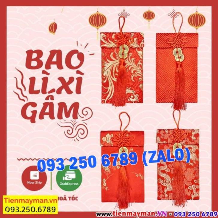 Bao Lì Xì Vải Gấm Cao Cấp Ngày Tết