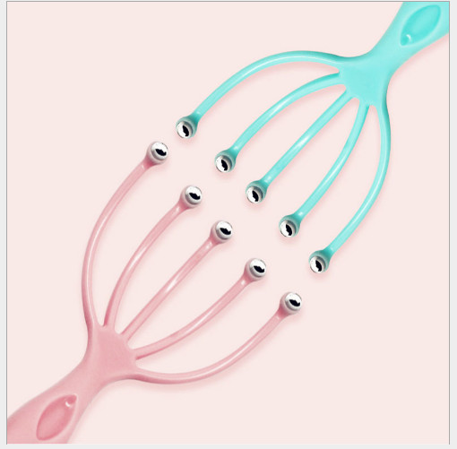 Dụng cụ massage đầu lăn bi giúp thư giãn xã stress, Cây lăn mát xa da đầu cầm tay siêu tiện dụng- GD473-Massage-DauBi