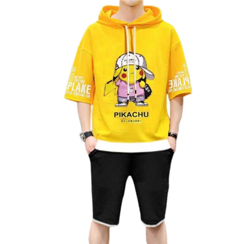 ĐỒ BỘ NAM TÂM SHOP ĐỒ BỘ THỂ THAO IN HÌNH PIKACHU