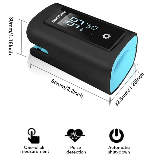 MÁY ĐO NỒNG ĐỘ OXY TRONG MÁU ĐẦU NGÓN TAY HealForce SpO2 Pulse Oximeter