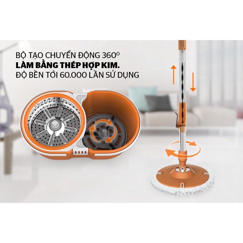 BỘ LAU NHÀ XOAY 360 ĐỘ THẾ HỆ MỚI KS-CL260