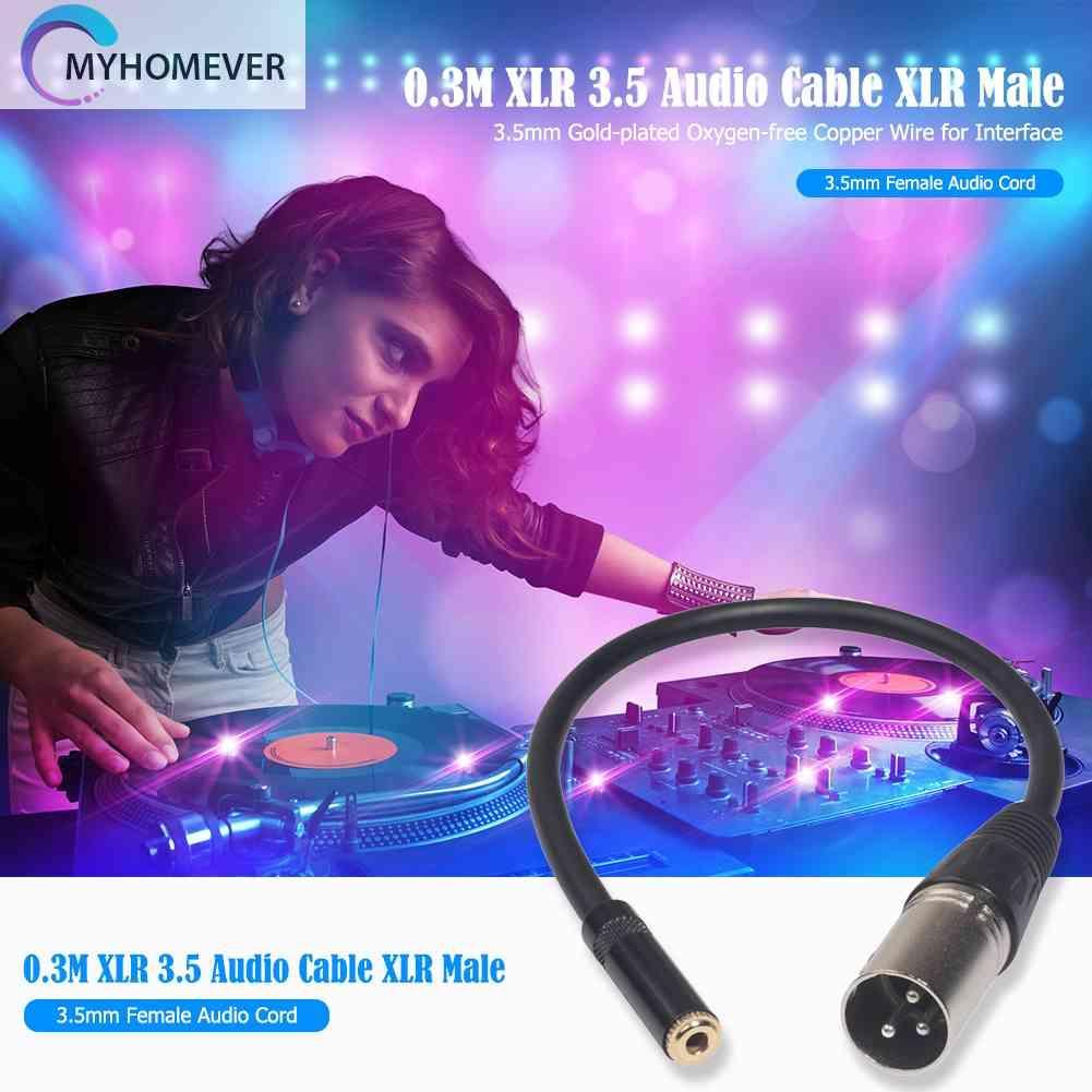 Cáp ChuyểN ĐổI Âm Thanh 0.3m XLR 3.5 XLR Sang 3.5mm
