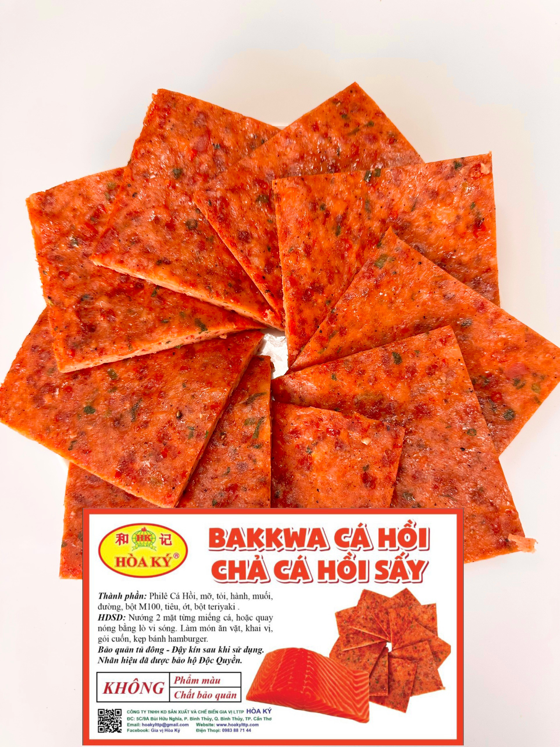 Thịt sấy khô ( Cá Hồi) Bakkwa 500gr