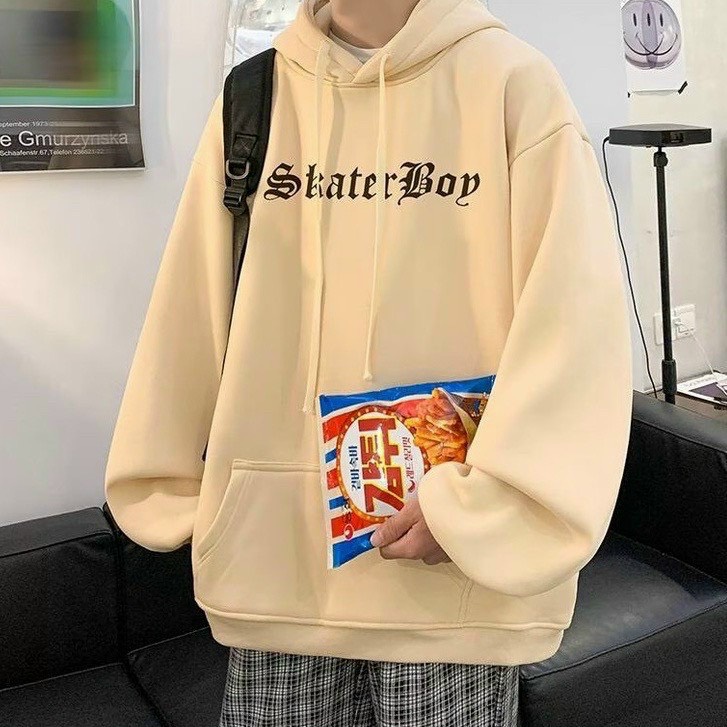 ÁO HOODIE - TRẮNG  - form dưới 70kg