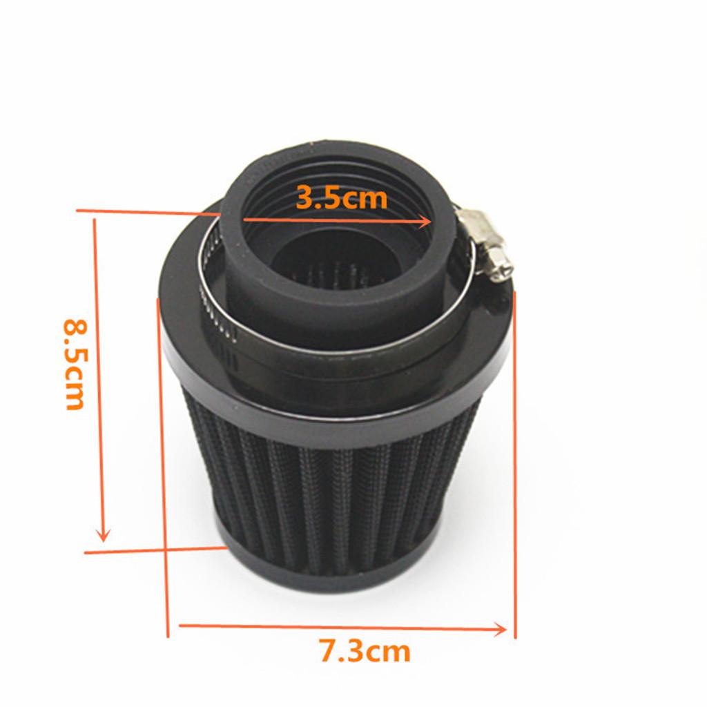 Motorcycle Air Intake Filter Cleaner Black for 50cc 110cc 125cc 150cc 200cc ATV