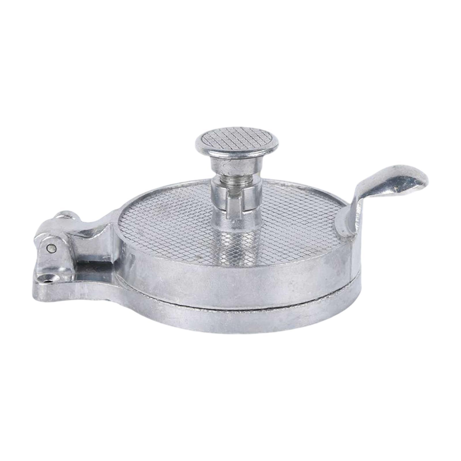 Round Burger Smasher Smooth Press Meat Steak for Flatbreads Cooking Barbecue