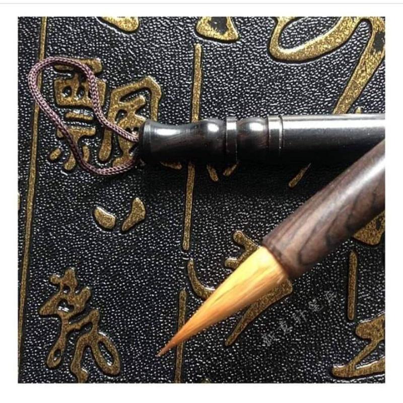 Bút lông tiểu khải huỳnh đàn mộc