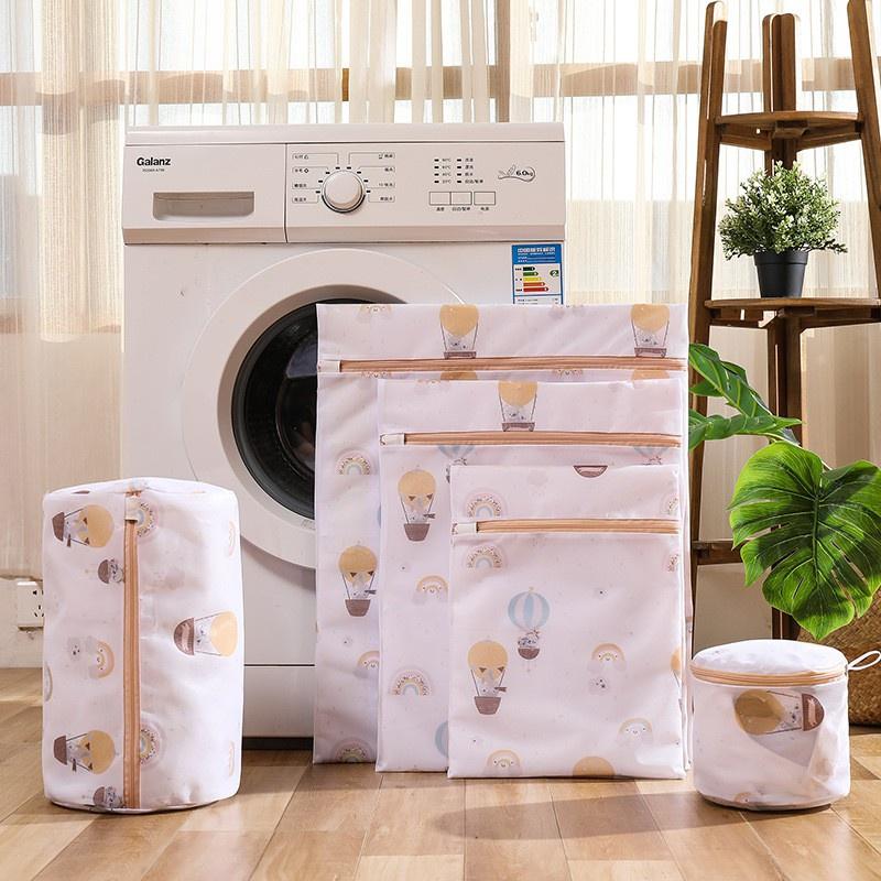 SET 5 CHIẾC TÚI LƯỚI HÌNH HOA GIẶT ĐỒ MÁY GIẶT ĐỦ KÍCH CỠ BẢO VỆ ĐỒ LÓT QUẦN ÁO TRÁNH HƯ HỎNG