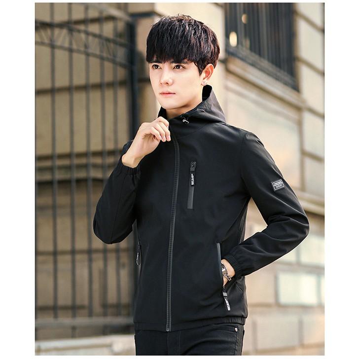 ÁO KHOÁC DÙ NAM 2 LỚP CÓ NÓN