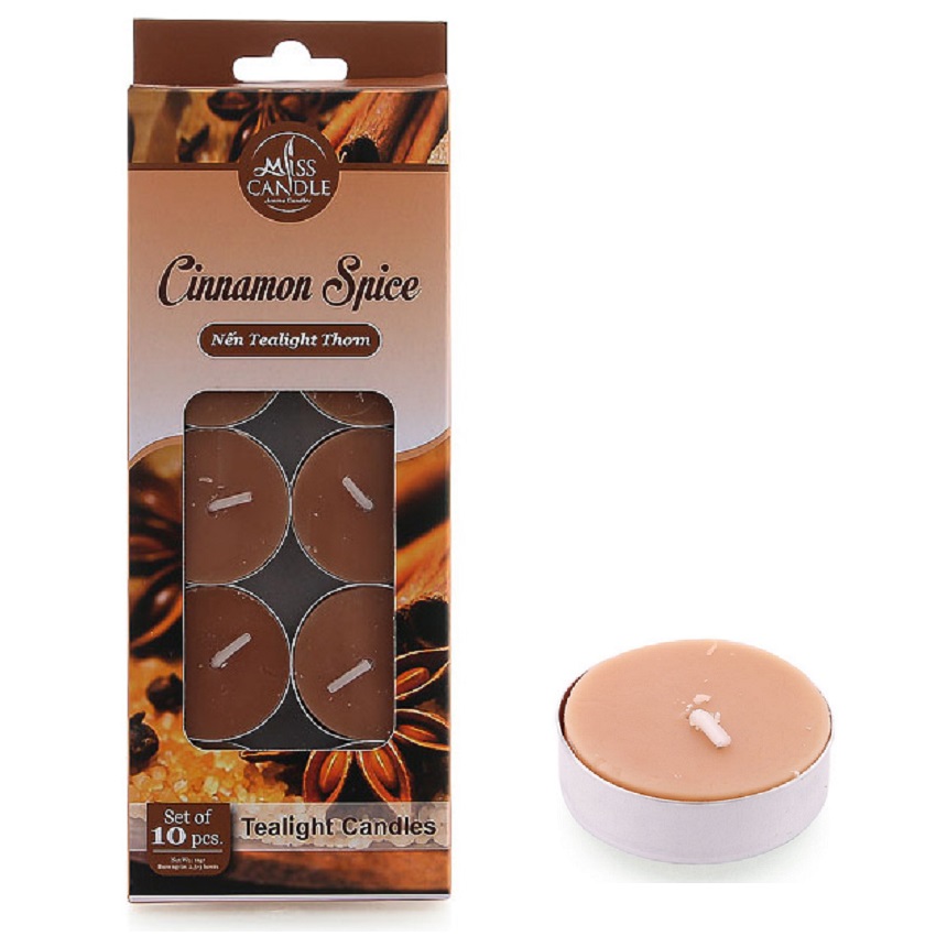 Hộp 10 Nến Thơm Hương Mocha Latte Miss Candle FtraMart NQM0147