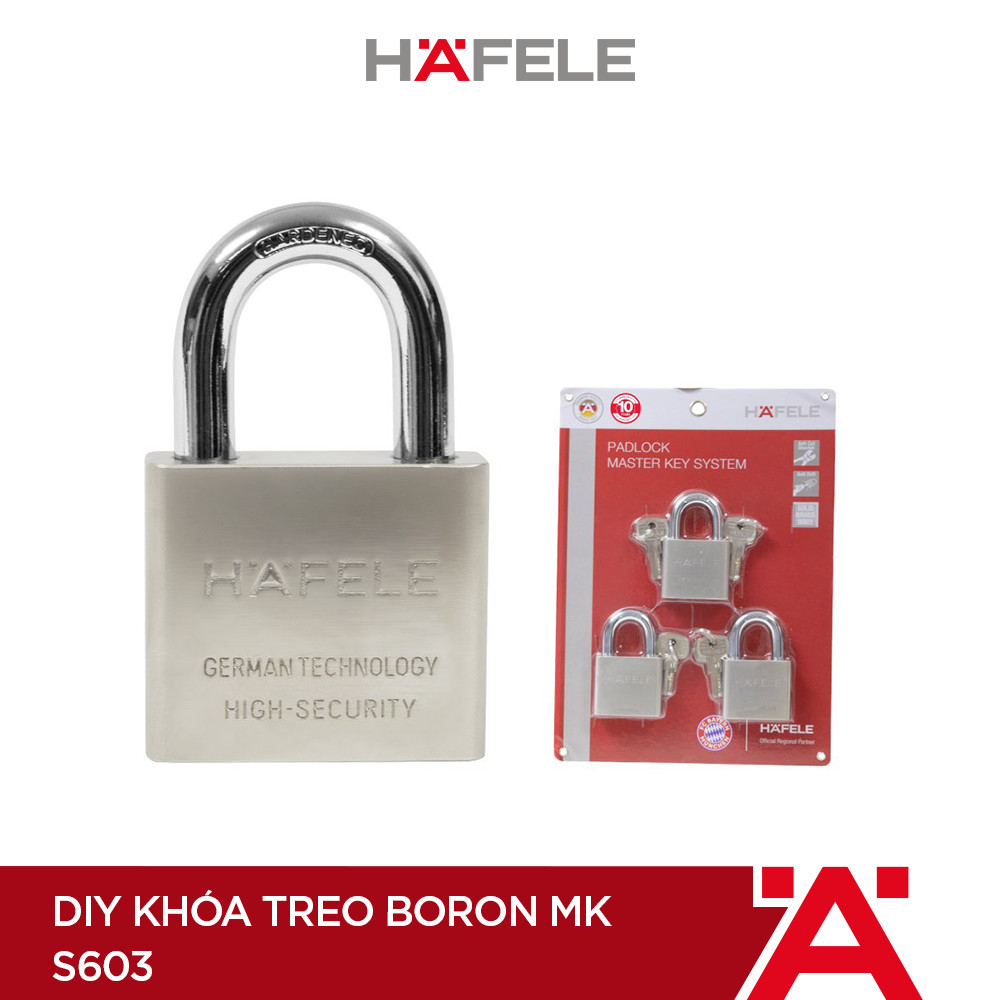 DIY Khóa Treo Boron MK Hafele S603 - 482.01.947 (Hàng chính hãng)