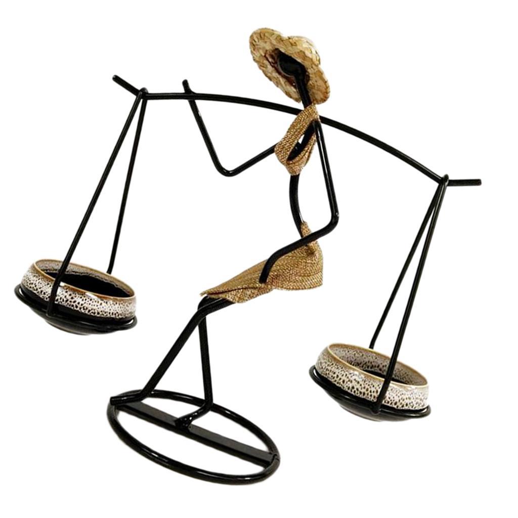 Simple women shape candle holder tealight stand candle holder flower pot a