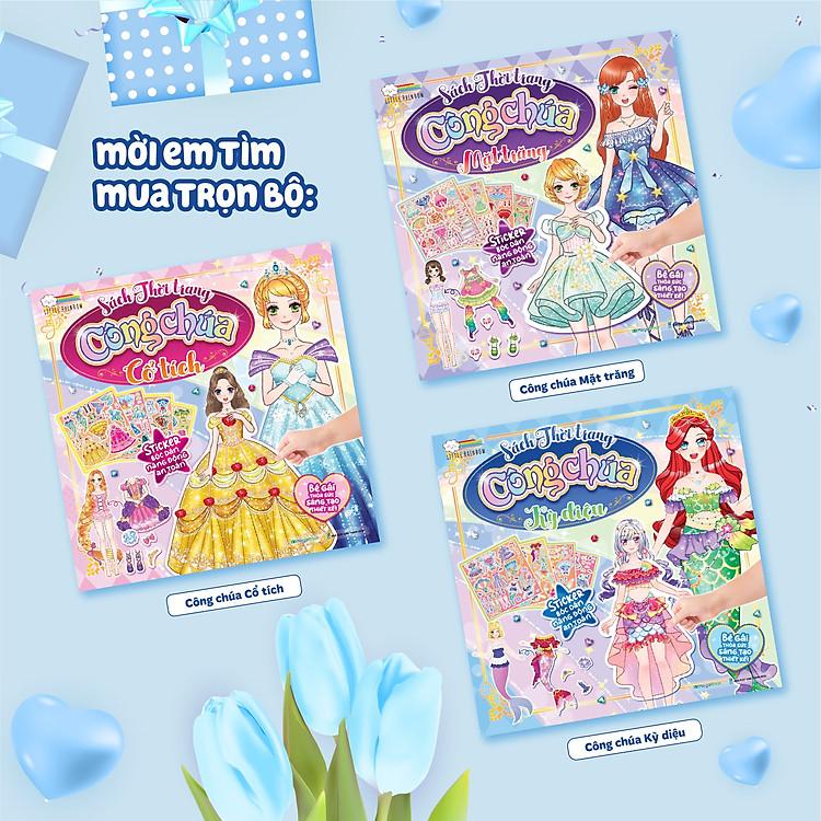 Sách Thời trang Công chúa Kỳ diệu (4 trang stickers)
