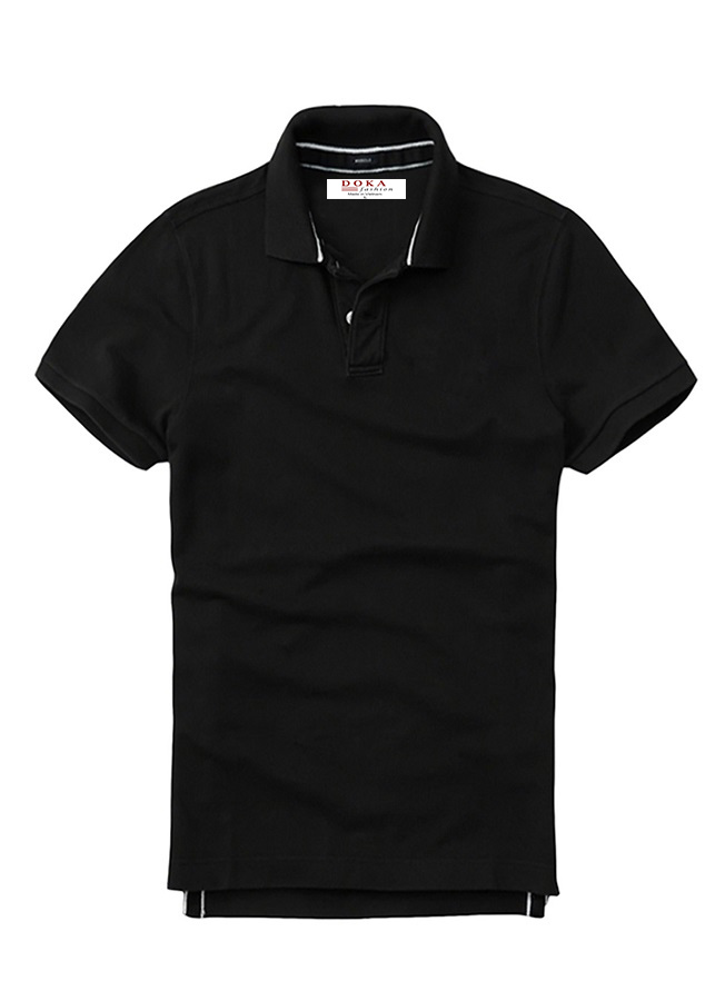 Áo Thun Polo nam, cao cấp  CS09 (Đen )