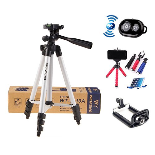 Chân máy ảnh, chân máy quay điện thoại nhỏ gọn, bộ giá đỡ điện thoại, tripod máy ảnh, chân quay điện thoại giá rẻ