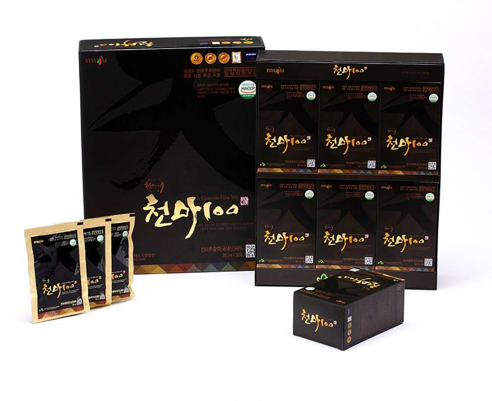 Nước New Chunma 100 Chunmani Hỗ Trợ Tuần Hoàn Máu Não 80ml x 30 gói/ thùng