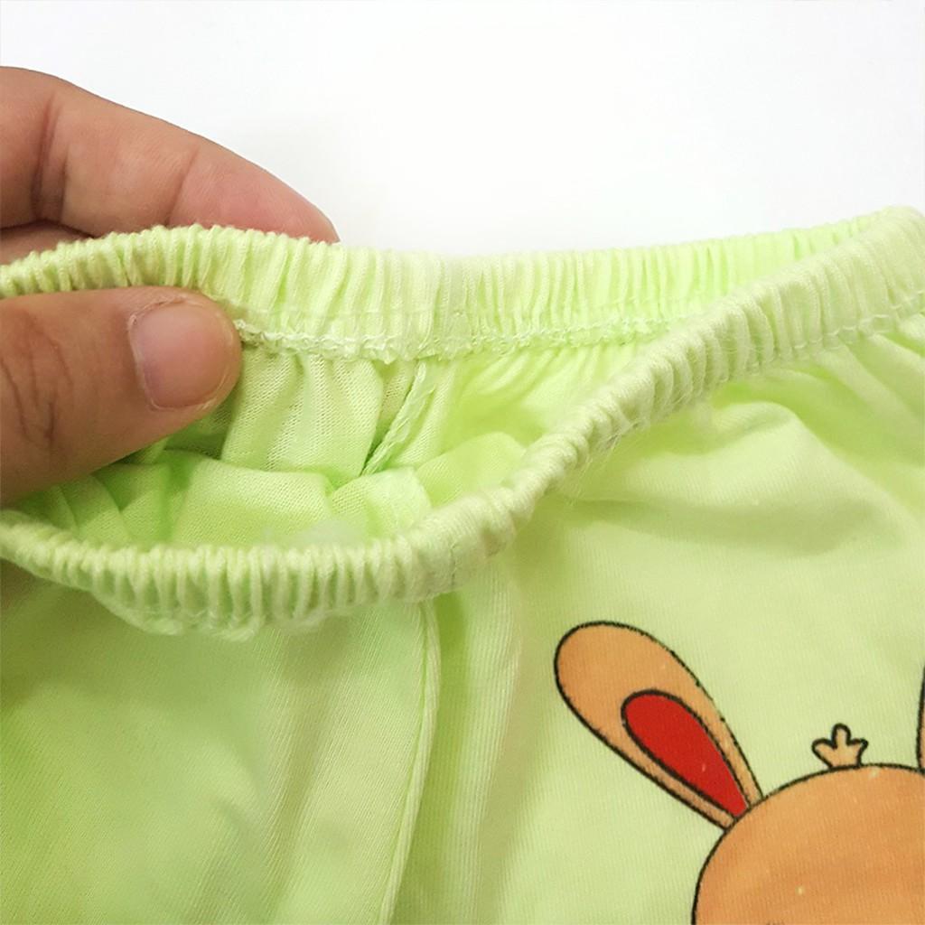 Quần đùi chục cho bé quần chục đùi in hình mông thú cotton mềm mịn từ 3-14kg – QĐ01
