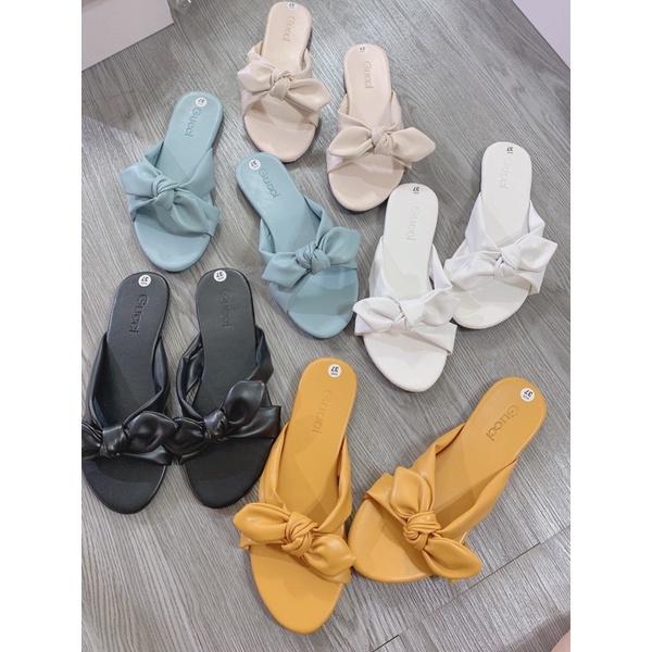 Dép Quai Ngang Nơ Thỏ Xinh Xắn